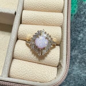 Gold Opal Ring